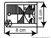 Kibri Z - 36801 - Z Stadthäuser Biel, 3 Stück - Artikelbild
