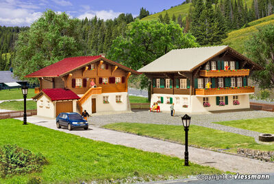 Kibri N - 37034 - N Chalet Lenk, 2 Stück - Artikelbild