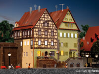 Kibri N - 37110 - N Haus auf der Mauer Schwäbisch Hall, 2 Stück