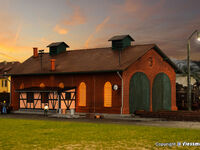 Kibri N - 37438 - N Lokschuppen, zweiständig - Artikelbild