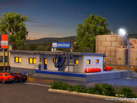 Kibri N - 37469 - N Verkaufsbüro MIRO mit Abfüllanlage **Auslauf** - Artikelbild