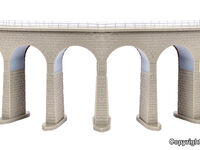 Kibri N - 37664 - N/Z Semmering-Viadukt mit Eisbrecherfundamenten, gebogen, eingleisig - Artikelbild