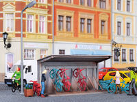Kibri H0 - 38143 - H0 Deko-Set Fahrradständer