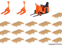 Kibri H0 - 38147 - H0 Deko-Set Stapler und Paletten - Artikelbild
