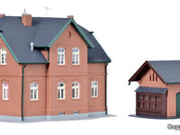 Kibri H0 - 38192 - H0 Werkswohnhaus in Bottrop mit Nebengebäude - Artikelbild