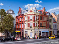 Kibri H0 - 38355 - H0 Eckhaus am Hanseplatz