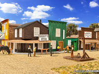 Kibri H0 - 38502 - H0 Westernhäuser Ensemble Sheriff´s Office