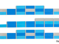 Kibri H0 - 38623 - H0 Schallschutzwand, blau - Artikelbild