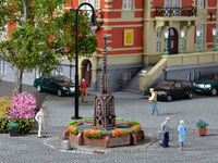 Kibri H0 - 38910 - H0 Rathaus Brunnen