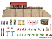 Kibri H0 - 38916 - H0 Stadtmauer mit Kleingarten in Weil - Artikelbild