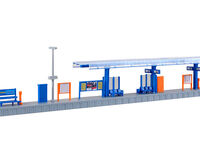 Kibri H0 - 39556 - H0 Bahnsteig Sulzberg - Artikelbild