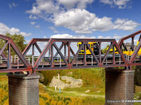 Kibri H0 - 39701 - H0 Stahl-Vorflutbrücke, eingleisig