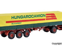 Kibri H0 - 14699 - H0 RABA 2-achs Zugmaschine mit HUNGAROCAMION Planenauflieger - Artikelbild