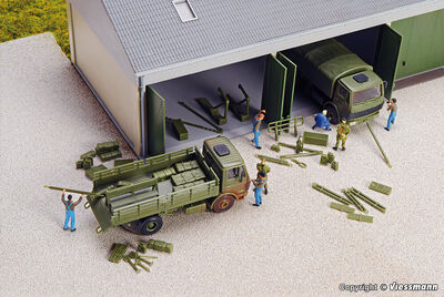 Kibri H0 - 18032 - H0 Bundeswehr Zurüstsatz für Einsatzfahrzeuge - Artikelbild