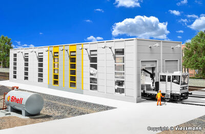 Kibri H0 - 39253 - H0 Erweiterungs-Set für Wartungshalle GleisBau 39252 - Artikelbild