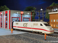 Kibri H0 - 39256 - H0 Wartungshalle Deutsche Bahn, modern - Artikelbild