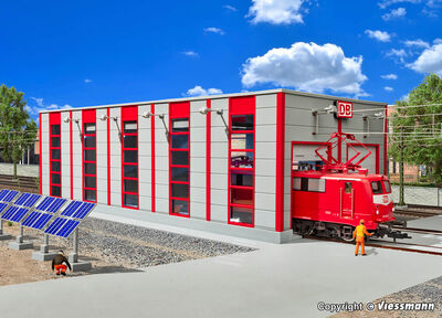 Kibri H0 - 39256 - H0 Wartungshalle Deutsche Bahn, modern - Artikelbild