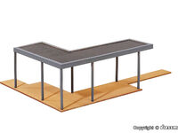 Kibri - 38345 - H0 Überdachte Terrasse - Polyplate Bausatz
