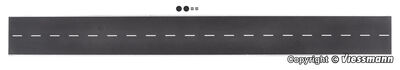 Vollmer H0 - 48290 - H0 Straßenplatte Asphalt aus Steinkunst mit Nut für Magnetband - Artikelbild