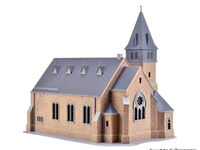 Kibri H0 - 39766 - H0 Kirche mit Mauer aus dem Westerwald - Artikelbild