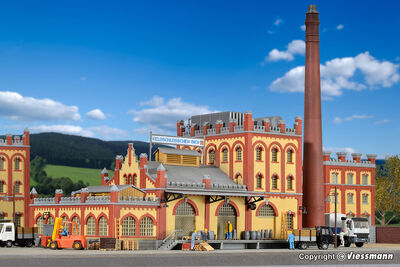 Kibri H0 - 39826 - H0 Kühlhaus und Anlieferung Brauerei Feldschlösschen - Artikelbild
