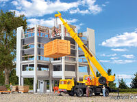 Kibri - 12503 - H0 LIEBHERR Mobilkran LTM 1050/3, gelb