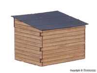 Vollmer H0 - 43745 - H0 Ziegenstall mit Ziegen – Polyplate Bausatz - Artikelbild