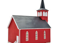 Kibri H0 - 38845 - H0 Landkirche mit LED-Beleuchtung - Artikelbild
