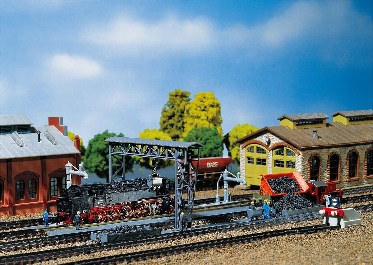 Faller N - 222149 - Ausschlackanlage mit Bockkran kaufen - Modellbahnen ...