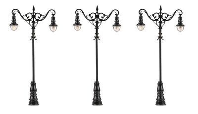 Faller H0 - 180106 - LED-Laterne, Kugel-Hängeleuchten, kaltweiß, 3 Stück - Artikelbild