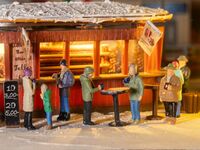 Faller H0 - 151672 - Am Glühweinstand - Artikelbild