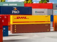 Faller H0 - 182056 - 40 Container DHL und XTRA