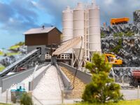 Faller N - 222228 - Betonmischwerk mit Kies-Verladesilo - Artikelbild