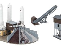 Faller N - 222228 - Betonmischwerk mit Kies-Verladesilo - Artikelbild