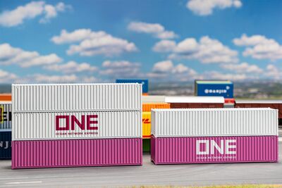 Faller H0 - 182152 - 40 Container ONE, 5er-Set - Artikelbild