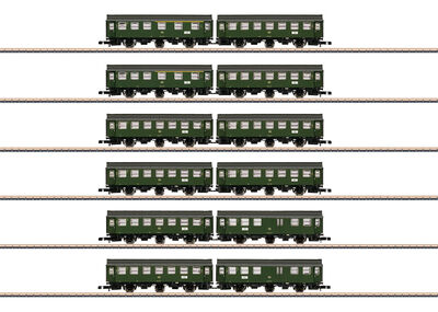 Märklin Z - 87061 - Set mit 6 Umbauwagen-Paaren im Display - Artikelbild