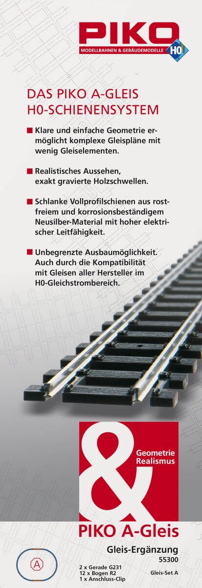 HO 1:87 Piko 55270 Anschlussclip mit Funkentstörung A-Gleis neuwertig ohne OVP e