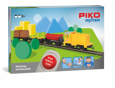 Piko H0 - 57090 - PIKO myTrain® Start-Set Güterzug mit Diesellok - Artikelbild
