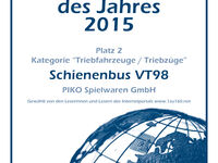 Piko N - 40250 - N Schienenbus 798 mit Steuerwagen 998.6 DB IV - Artikelbild