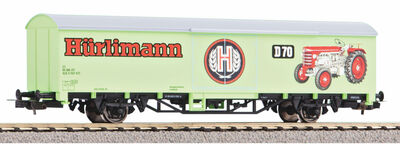 Piko H0 - 58799 - Gedeckter Güterwagen Hürlimann Traktoren SBB VI - Artikelbild