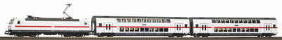 Piko H0 - 57134 - Start-Set mit Bettung Personenzug BR 146 mit 2 IC Doppelstockwagen - Artikelbild