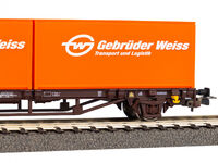 Piko H0 - 97151 - Containertragwagen Lgs579 ÖBB V Gebr. Weiss - Artikelbild