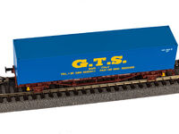 Piko H0 - 27700 - Containertragwagen GTS FS V 1x40 Container - Artikelbild