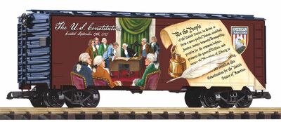 Piko G - 38943 - G Güterwagen Amerikanische Traditionen Constitution - Artikelbild