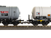 Piko H0 - 58273 - 2er Set Kesselwagen 406Ra Orlen VI - Artikelbild