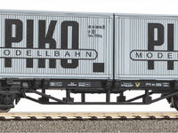 Piko H0 - 27709 - Containertragwagen DR IV 2 x 20 Container VEB PIKO