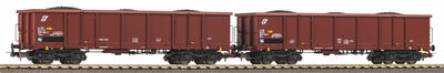Piko H0 - 58287 - 2er Set Offene Güterwagen Eaos FS V mit Kohleladung - Artikelbild