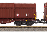 Piko H0 - 58293 - 2er Set Teleskophaubenwagen DB Cargo VI - Artikelbild