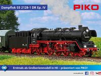 Piko H0 - 50901 - Sound-Dampflok BR 03 DR IV, inkl. PIKO Sound-Decoder und Dampfgenerator - Artikelbild