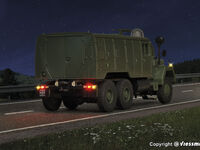 Viessmann H0 - 8065 - H0 MAGIRUS Feuerwehr 3-achs mit Rundumleuchte, Militär, Basis, Funktionsmodell - Artikelbild